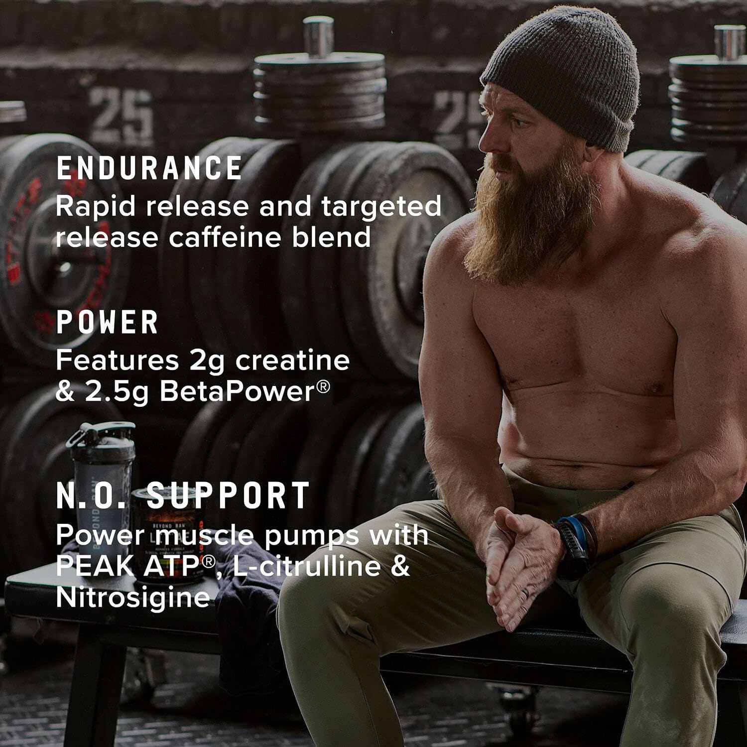 Beyond Raw LIT Advanced Pre Workout Formula, Sour Green Apple, for Energy, Focus, Endurance, Targeted Release Caffeine, Creatine, Betaine, Beta Alanine, Taurine, 20 Servings - Image 7