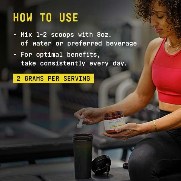 BEYOND RAW Science-Backed Creatine HCl Powder, Lab Grade, for Muscle Strength and Growth, Energy Production, Athletic Performance, Cognitive Support, Cellular Hydration, 120 Servings - Image 7