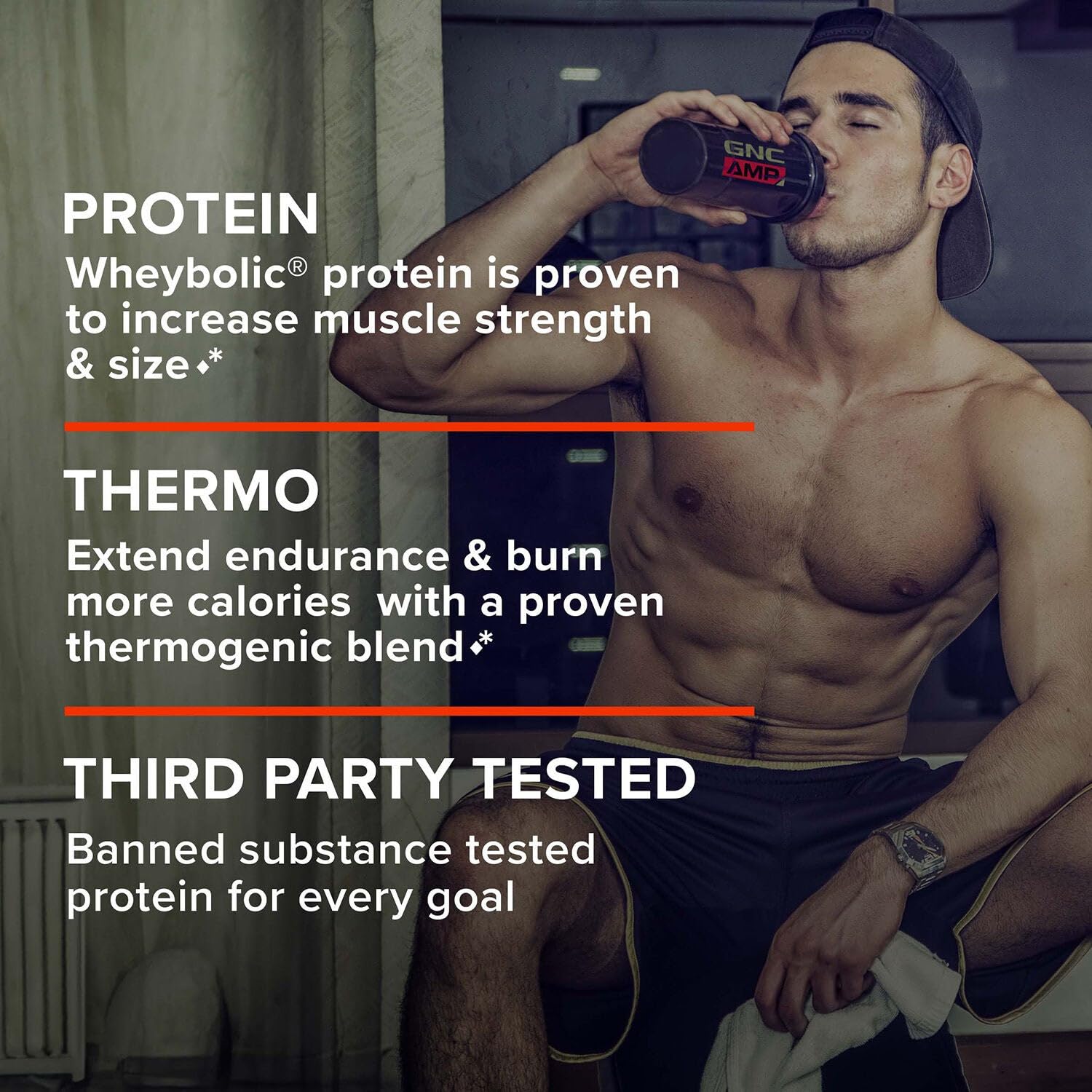 GNC AMP Wheybolic Ripped - Chocolate Fudge (22 Servings) - Image 6