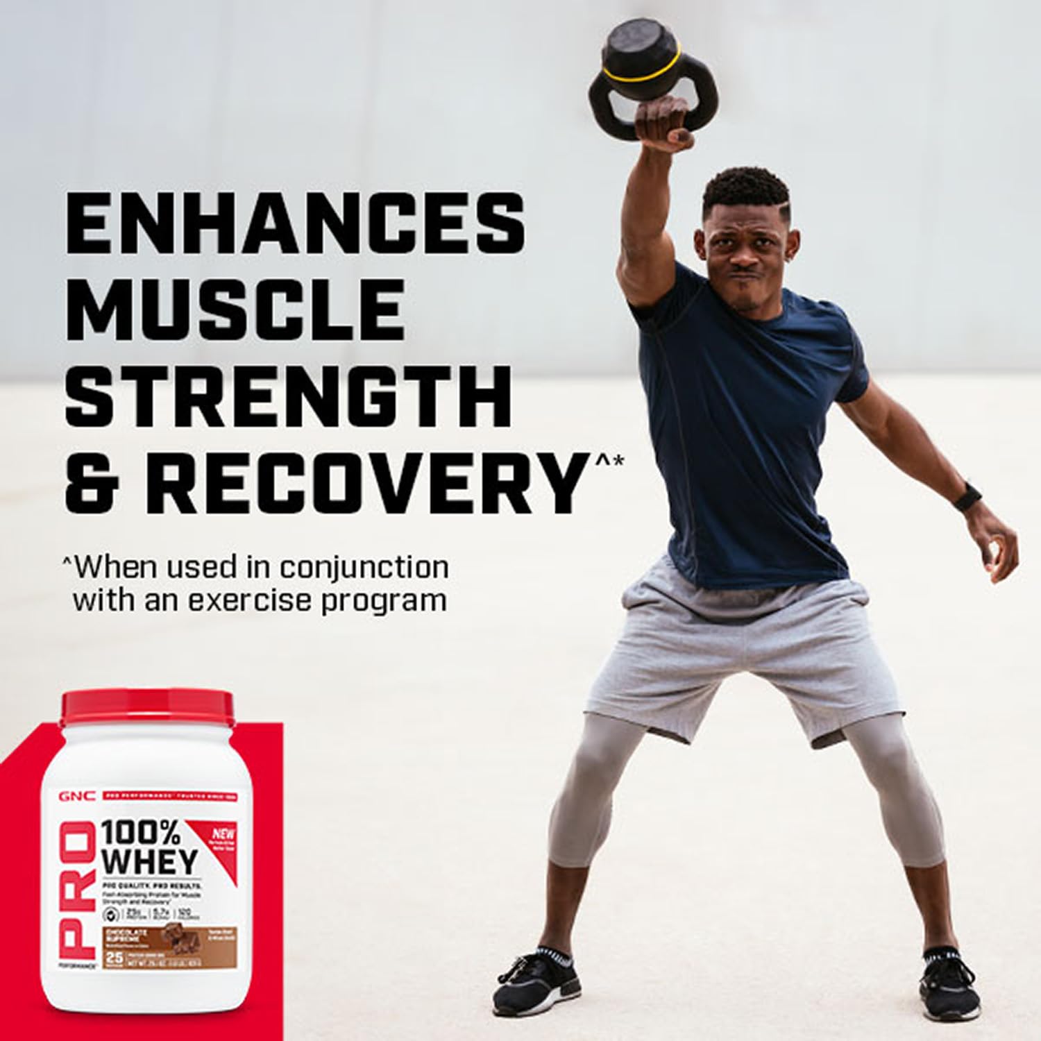 GNC Pro Performance 100% Whey Protein Powder | Supports Healthy Metabolism and Lean Muscle Recovery | Chocolate Supreme | 12 Servings - Image 5