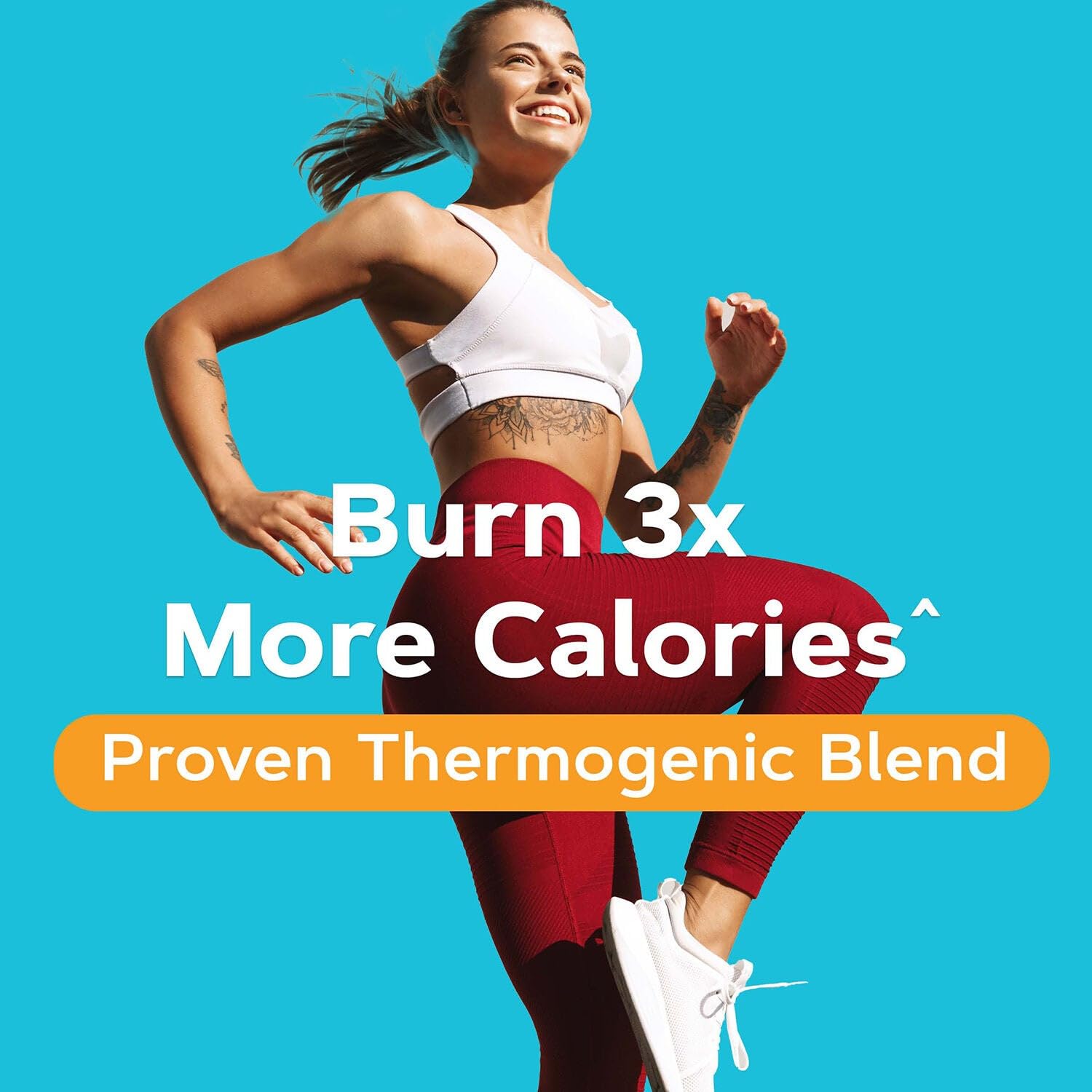 GNC Total Lean | Lean Shake Burn, Protein Powder | Hunger Satisfying, High Protein Blend, Proven to Burn 3X More Calories | Strawberry | 16 Servings - Image 5
